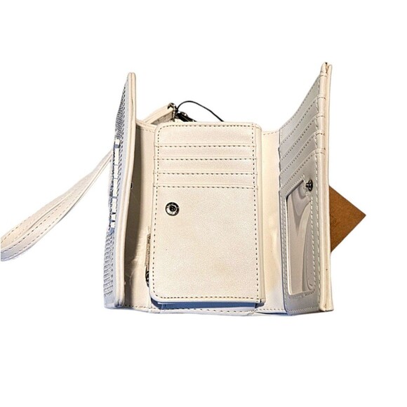 Steve Madden White BBRETT Stone Wallet - Picture 3 of 6